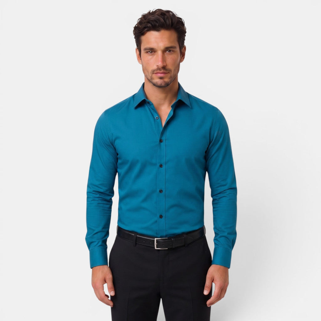 Camisa Hombre Manga Larga Elegante