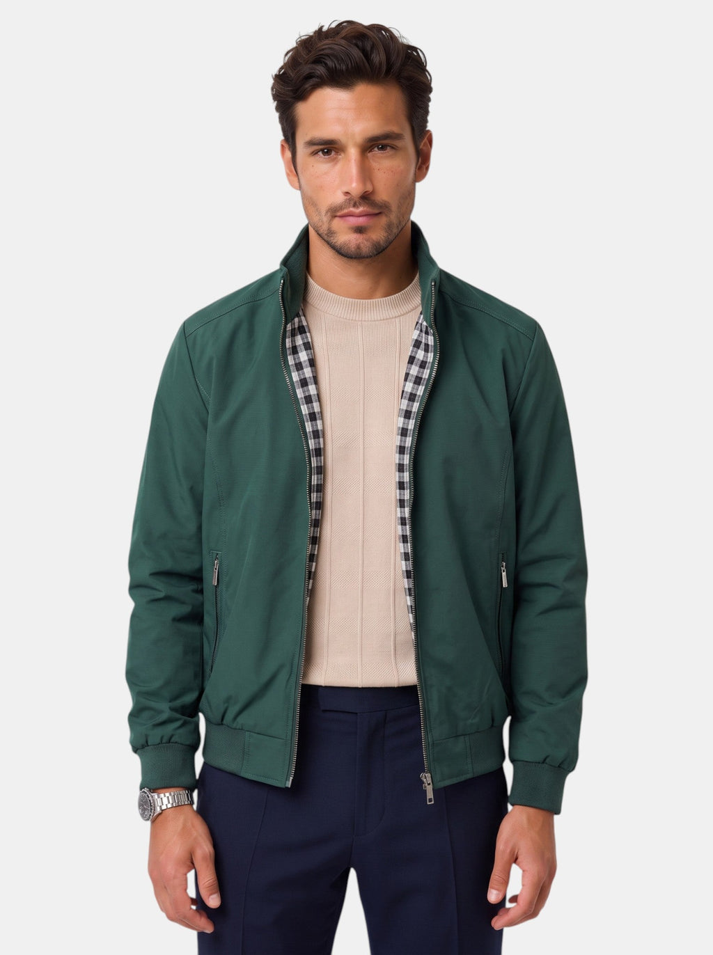 Chaqueta Casual Hombre Cómoda y Ligera