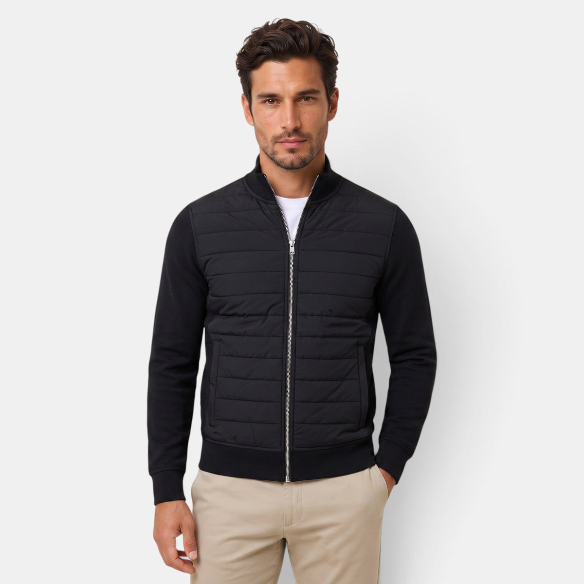Chaqueta Acolchada Hombre Premium – Cálida, Ligera y Suave