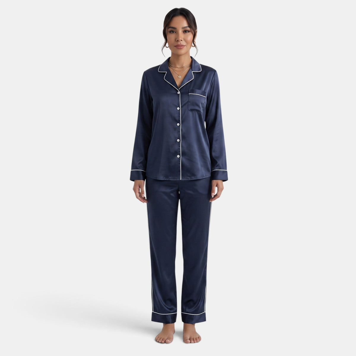 Pijama de Seda para Mujer – Suave, Cómodo y Elegante