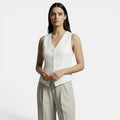 Chaleco Mujer Slim Fit Retro Elegante – Moda Casual y Sofisticada