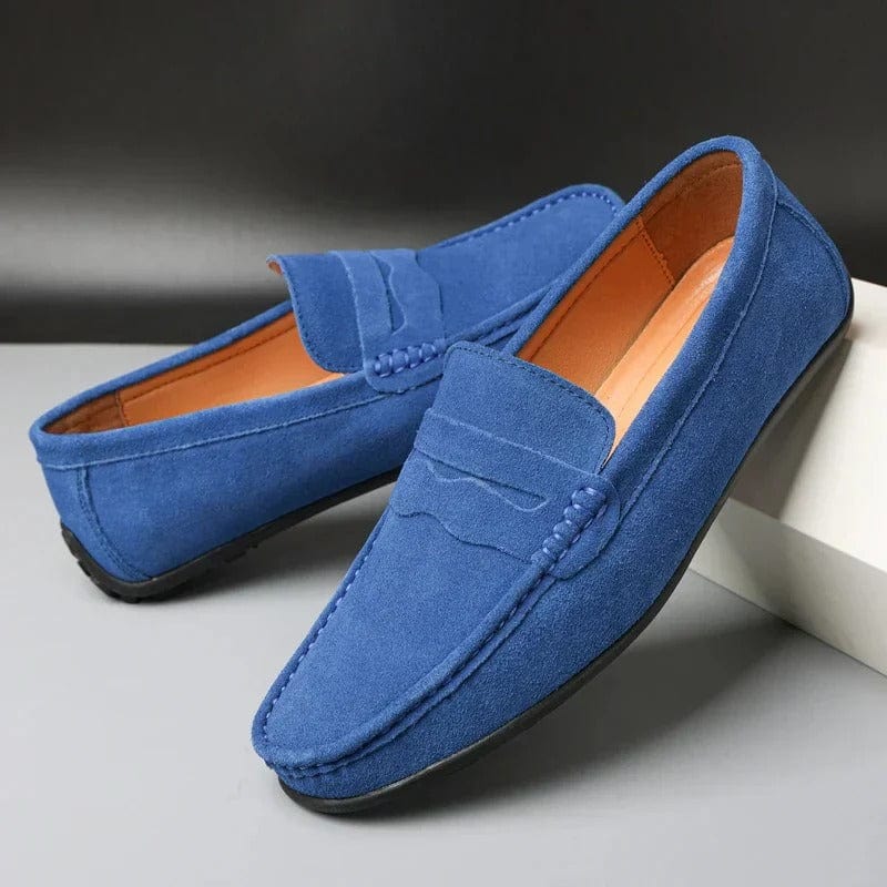Mocasines de Ante para Hombre con Suela Antideslizante y Soporte de Arco