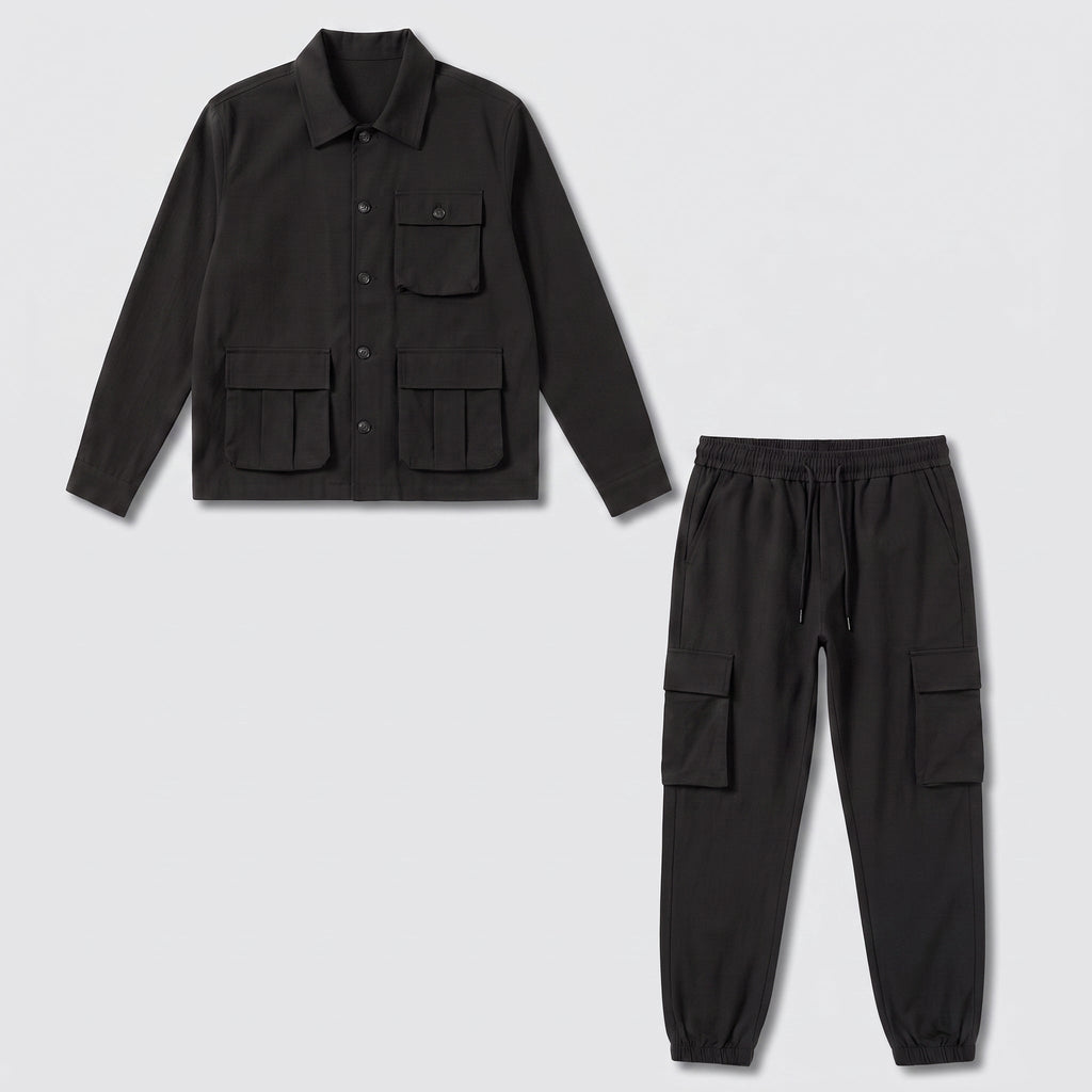 Conjunto Hombre Chaqueta Safari y Pantalón
