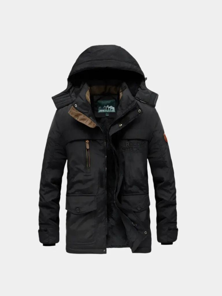Chaqueta Militar con Capucha - Cross & Crown