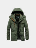 Chaqueta Militar con Capucha - Cross & Crown