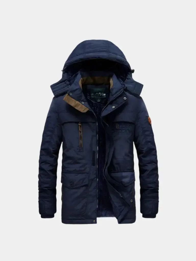 Chaqueta Militar con Capucha - Cross & Crown