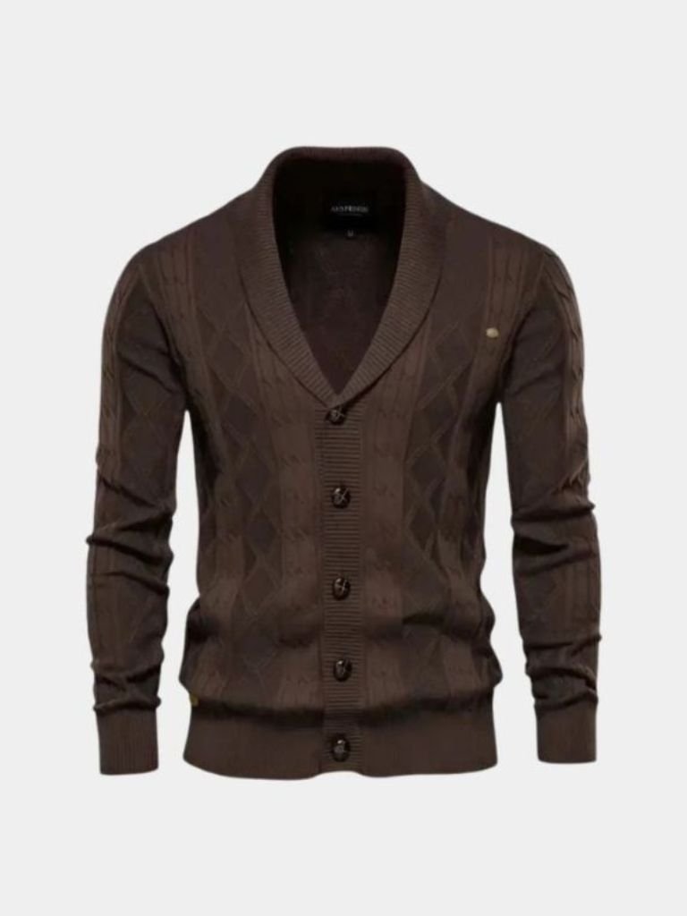 Cardigan Minimalista - Cross & Crown