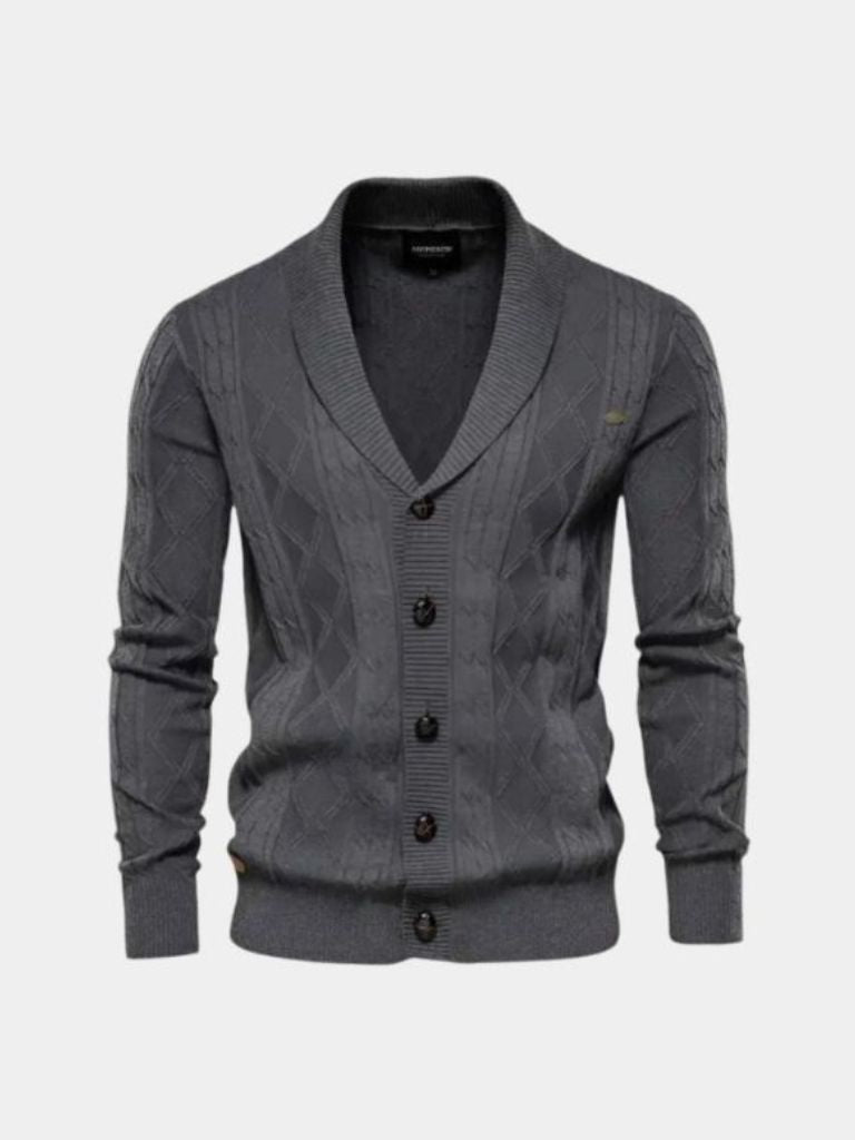 Cardigan Minimalista - Cross & Crown