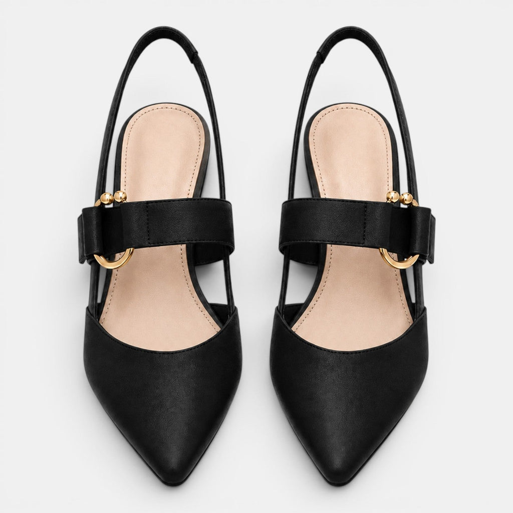 Zapatos de Tacón Mujer Premium – Salón de Punta con Pulsera y Tacón de 6 cm