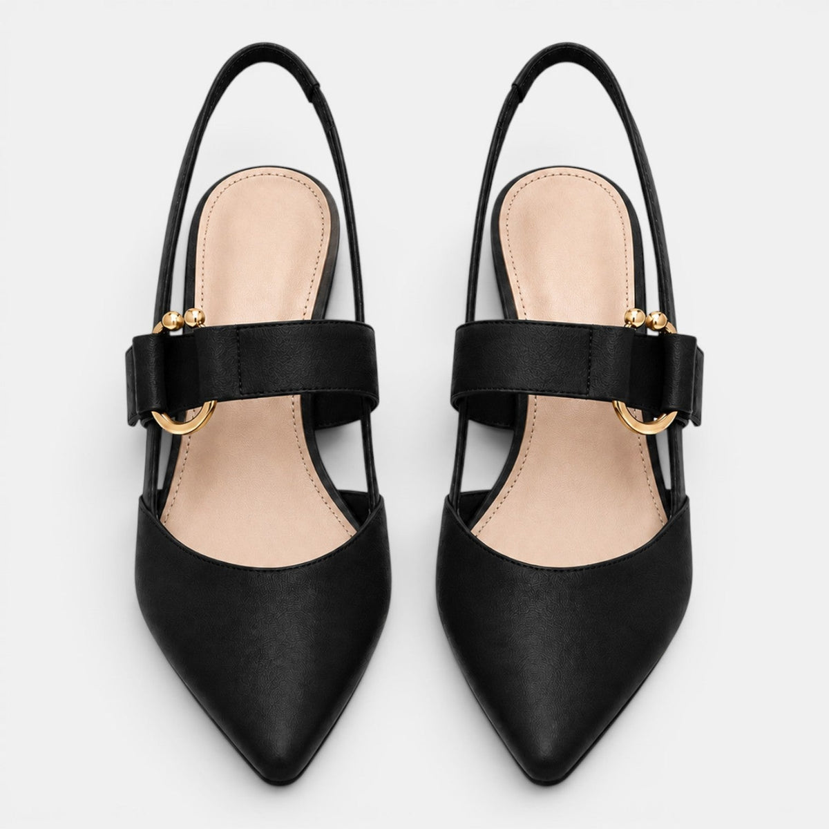 Zapatos de Tacón Mujer Premium – Salón de Punta con Pulsera y Tacón de 6 cm