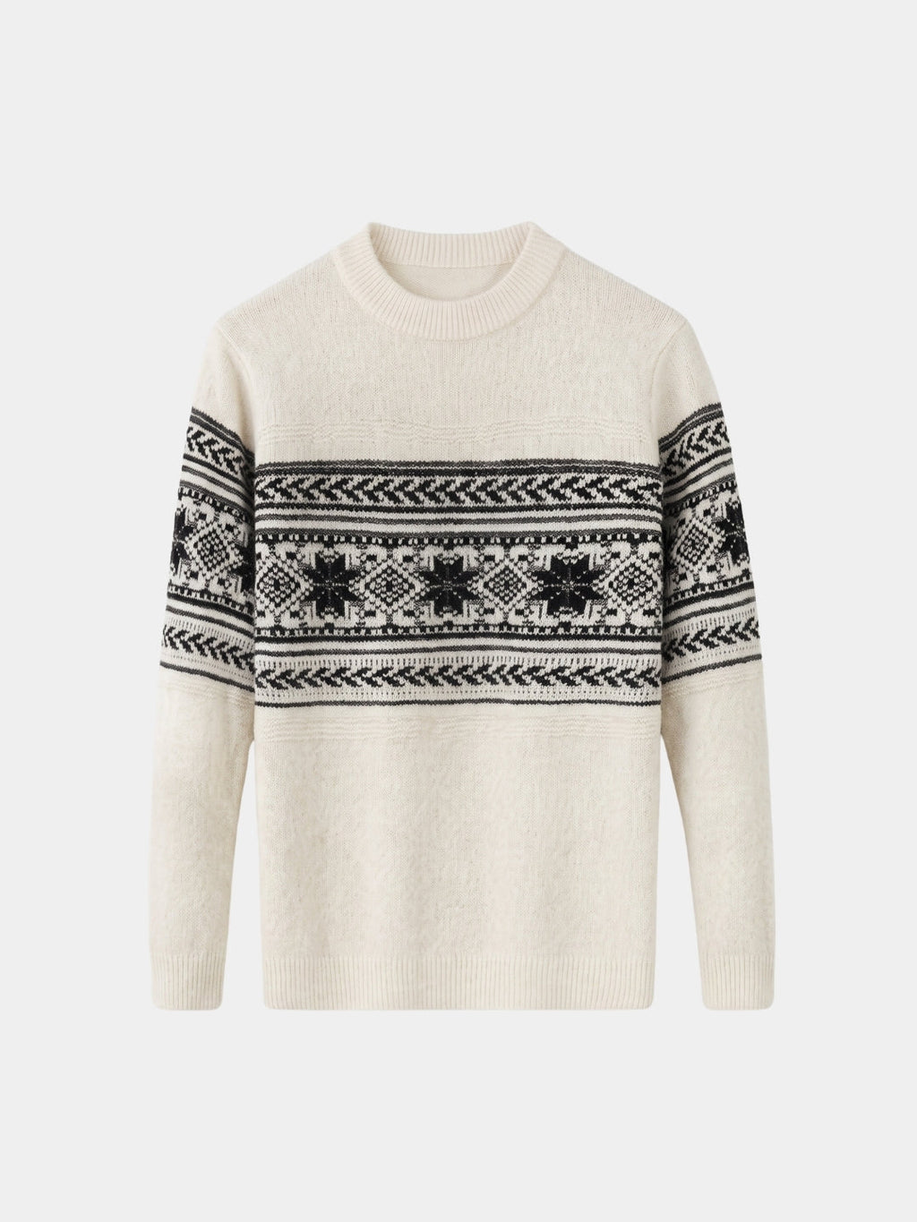 Suéter de Pullover Fair Isle 100% Lana - Cross & Crown