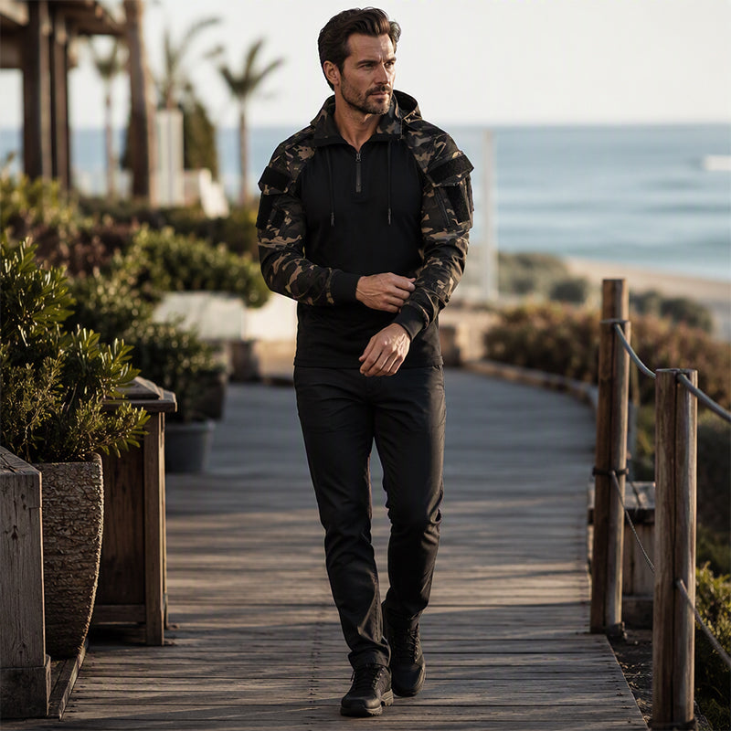 Sudadera Táctica Militar con Capucha