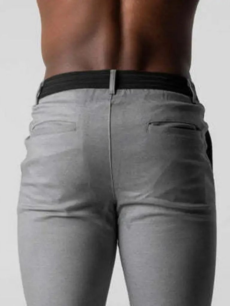 Pantalones Slim Elásticos - Cross & Crown