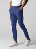 Pantalones Slim Elásticos - Cross & Crown