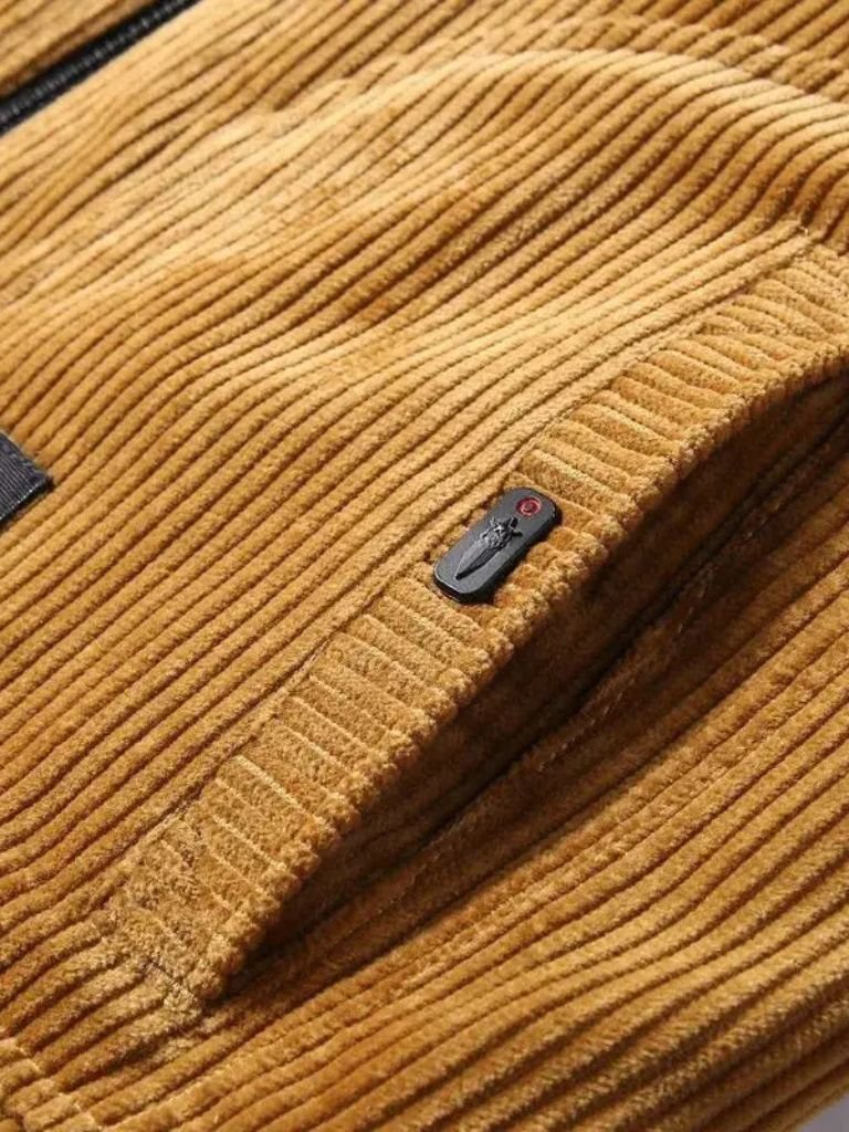 Chaqueta Térmica de Pana - Cross & Crown