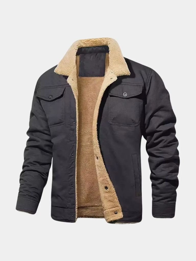 Chaqueta Bomber de Forro Polar Vintage - Cross & Crown